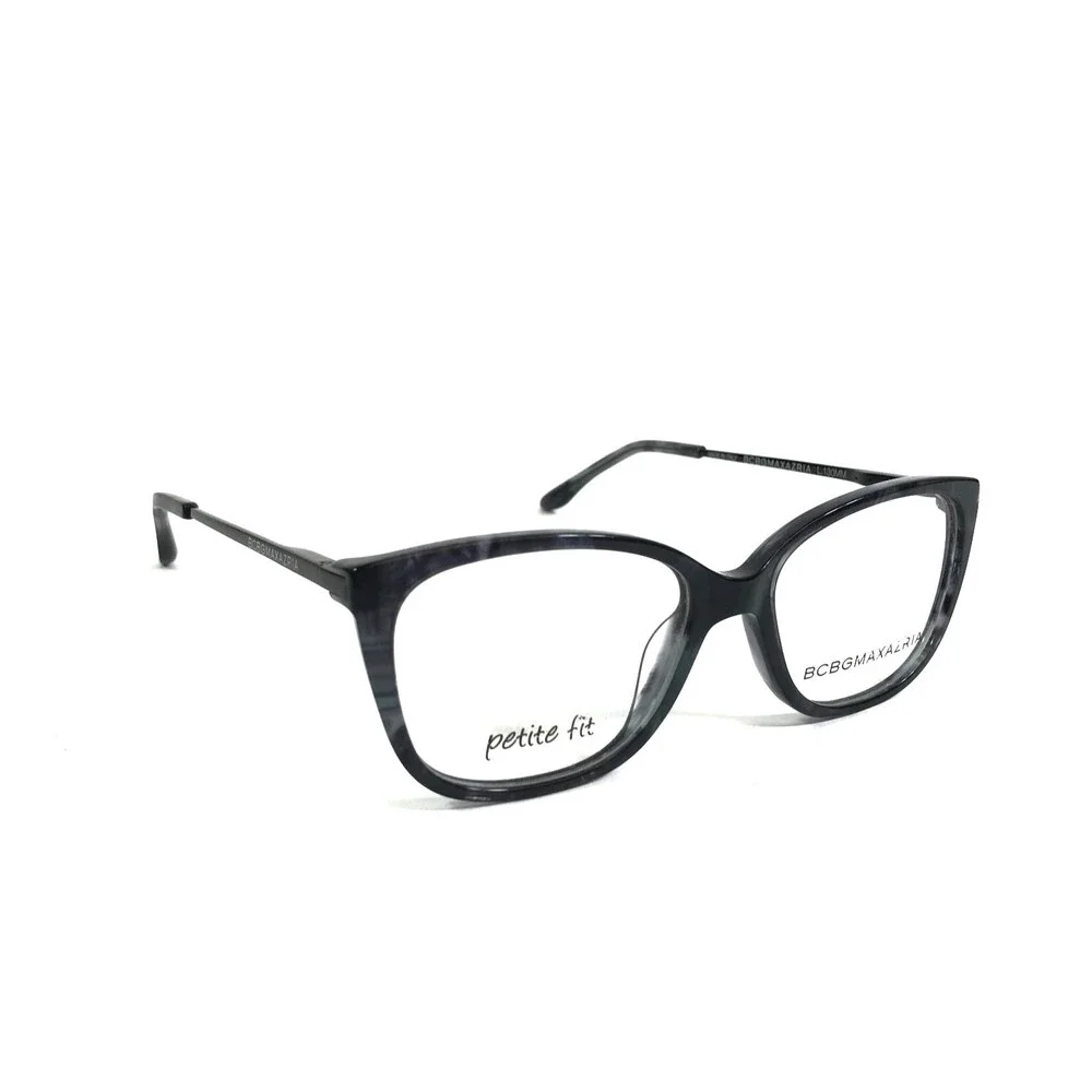 BCBGMAXAZRIA Eyeglasses Frame GALENA BLACK GREY MULTI Cat Eye Full Rim 48-15-130
